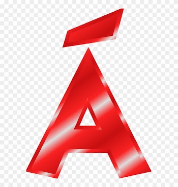 Effect Letters Alphabet Red - Green Letter A Clipart