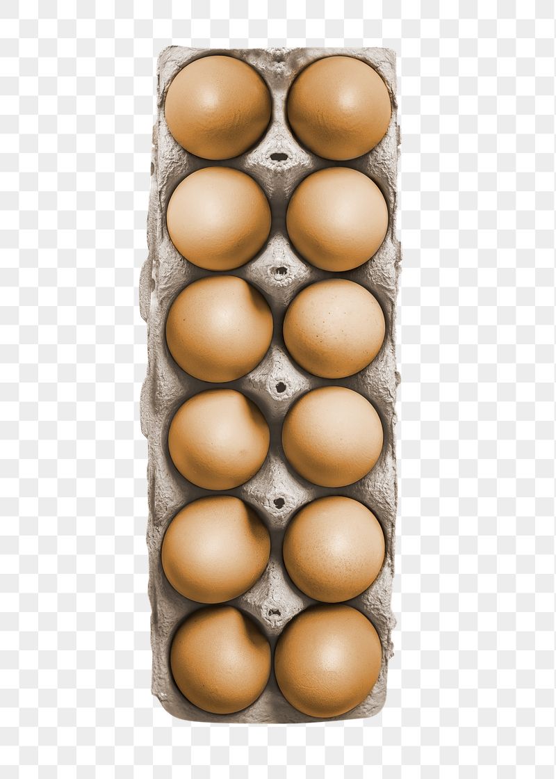 Egg carton png sticker, organic | Free PNG - rawpixel