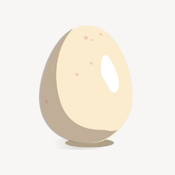 Egg clipart, food illustration vector. | Free Vector - rawpixel