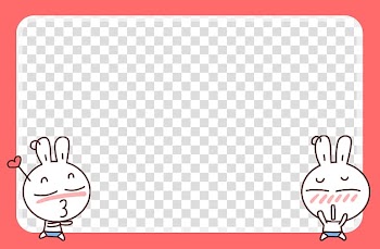 Egg custard mooncake Tencent QQ Avatar, Funny Bunny Frame transparent background PNG clipart