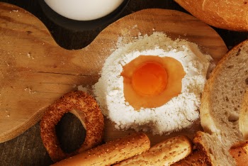 Egg on White Flour