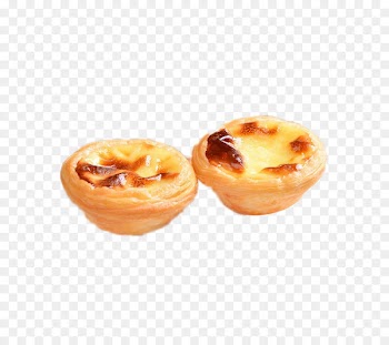 Egg tart Custard tart Pastel - Two egg tarts 