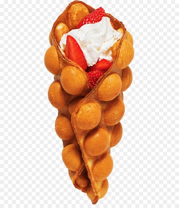 Egg waffle Ice cream Stuffing Chinese cuisine - ice cream 