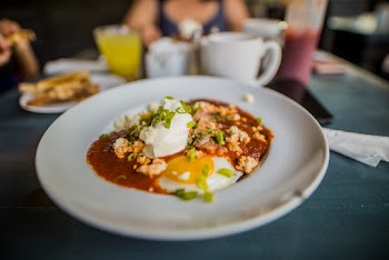 Egg With Sauce on Plate