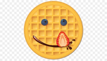 Eggo waffles Emoji Blueberry - emoji 