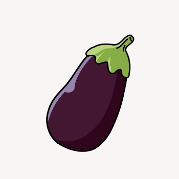 Eggplant clipart, vegetable illustration psd. | Free PSD - rawpixel