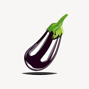 Eggplant clipart, vegetable illustration psd. | Free PSD - rawpixel