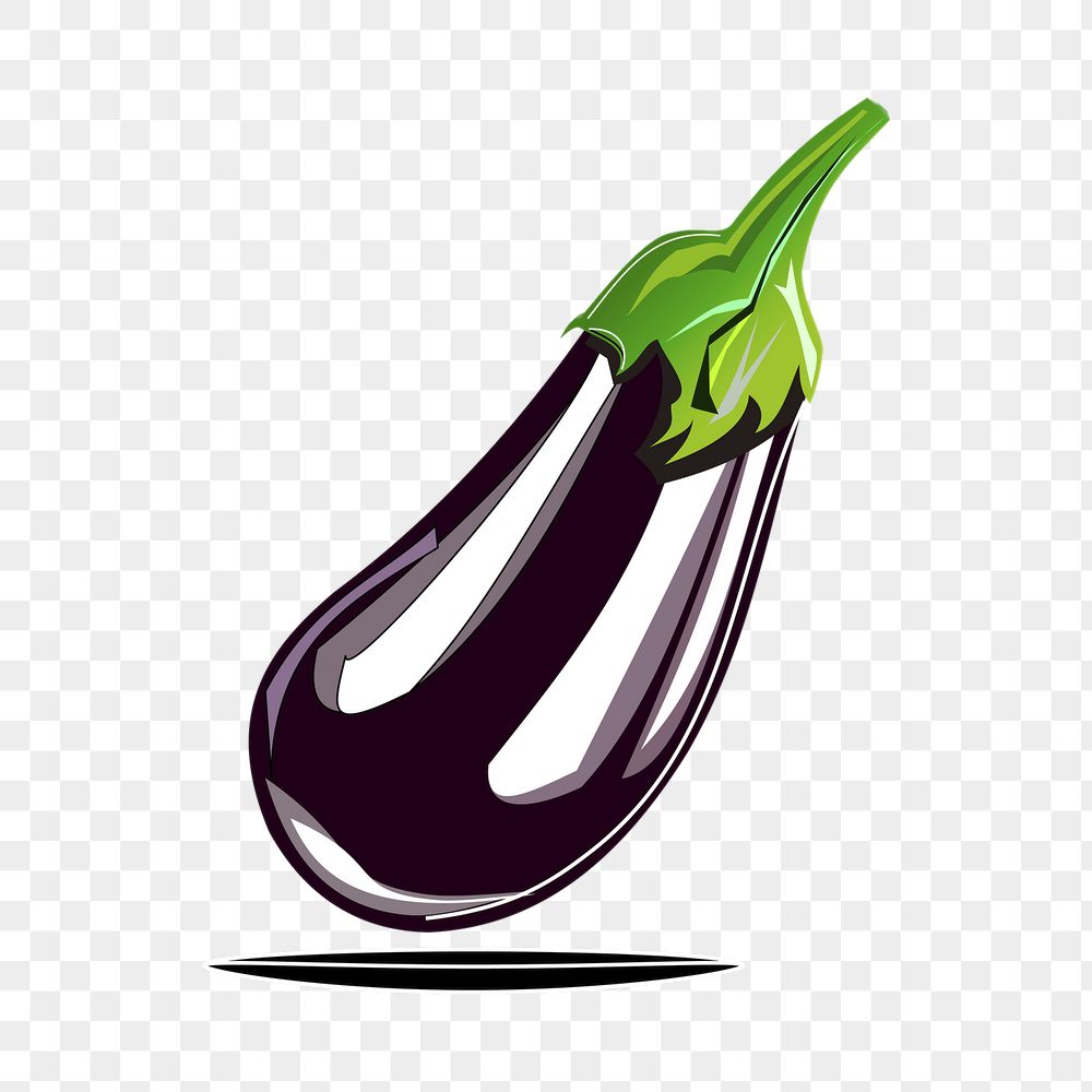 Eggplant png sticker, vegetable illustration | Free PNG - rawpixel