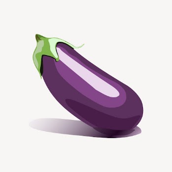 Eggplant sticker, vegetable illustration psd. | Free PSD - rawpixel