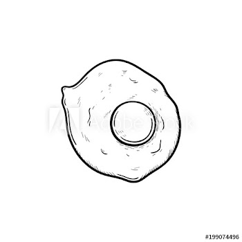 Eggs hand drawn outline doodle icon