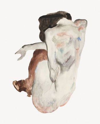  Egon Schiele&rsquo;s naked lady | Free PSD Illustration - rawpixel