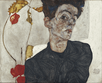Egon Schiele - Self-Portrait with Physalis | Free Photo - rawpixel