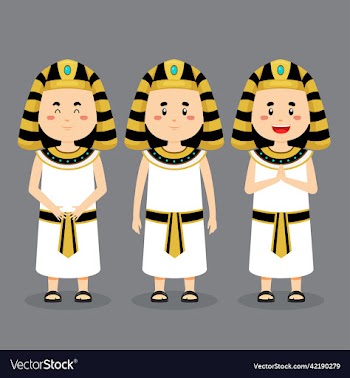 egypt character with various expression