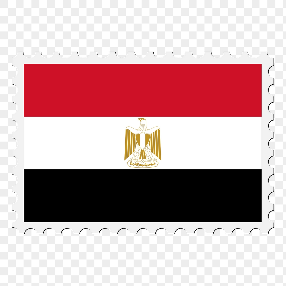 Egypt flag png sticker, postage | Free PNG - rawpixel