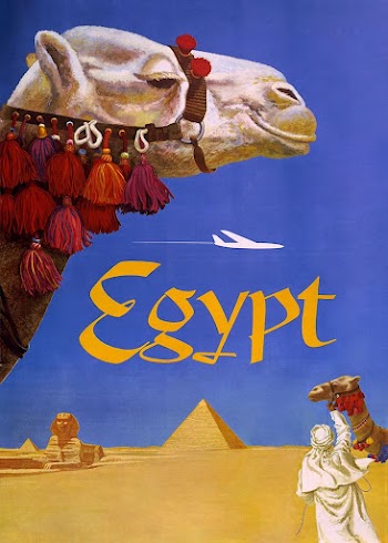 Egypt. Fly TWA (1960) vintage | Free Photo Illustration - rawpixel