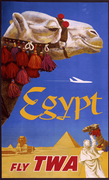 Egypt.  Fly TWA / | Free Photo - rawpixel