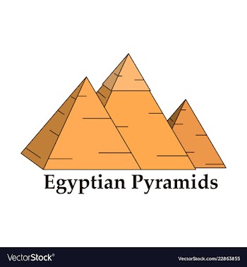 Egypt pyramid giza pyramid vector image