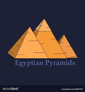 Egypt pyramid giza pyramid vector image
