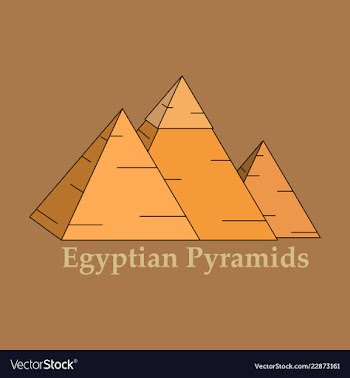 Egypt pyramid giza pyramid vector image