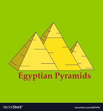 Egypt pyramid giza pyramid vector image