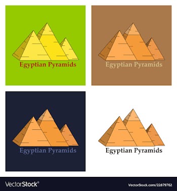 Egypt pyramid giza pyramid vector image