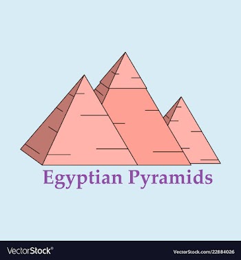 Egypt pyramid giza pyramid vector image
