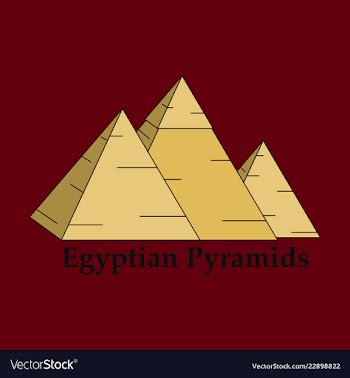Egypt pyramid giza pyramid vector image