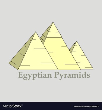 Egypt pyramid giza pyramid vector image