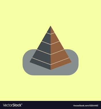 Egypt pyramid vector image
