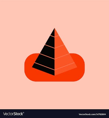 Egypt pyramid vector image