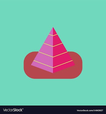 Egypt pyramid vector image