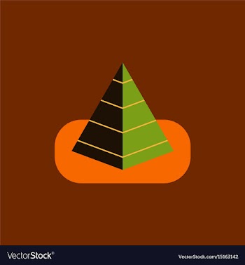 Egypt pyramid vector image