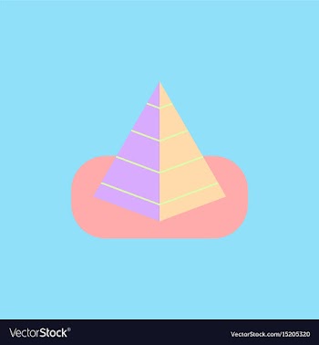 Egypt pyramid vector image