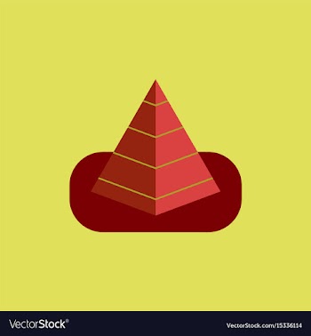 Egypt pyramid vector image