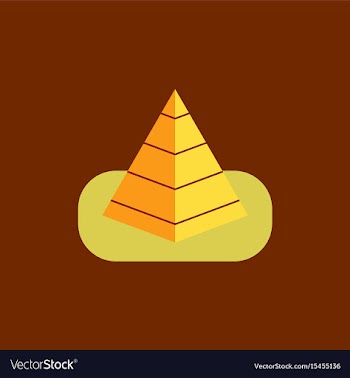 Egypt pyramid vector image