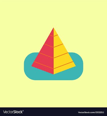 Egypt pyramid vector image