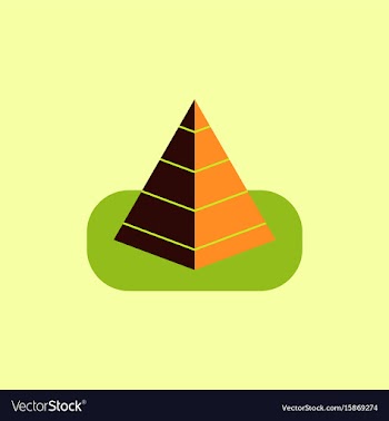 Egypt pyramid vector image