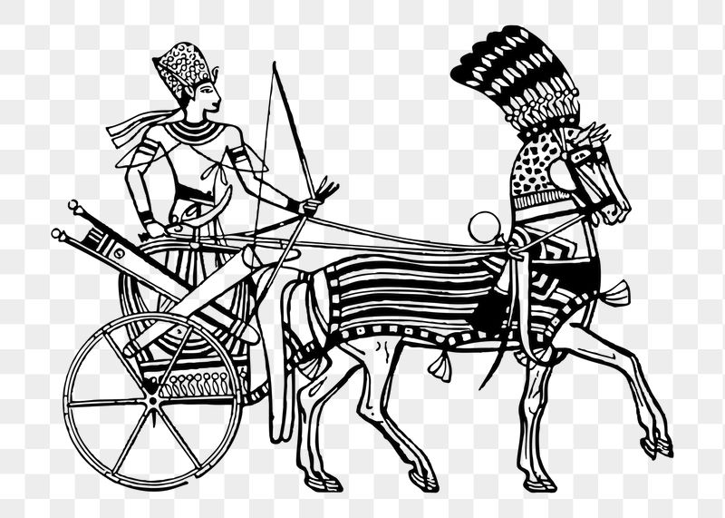Egyptian chariot png sticker illustration, | Free PNG - rawpixel
