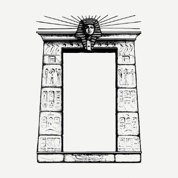 Egyptian frame, vintage illustration psd. | Free PSD - rawpixel