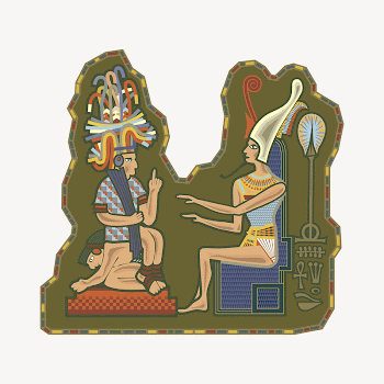 Egyptian pharaoh   collage | Free Vector - rawpixel