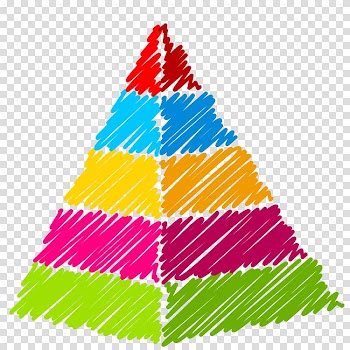 Egyptian pyramids Food pyramid, Colorful pyramid transparent background PNG clipart