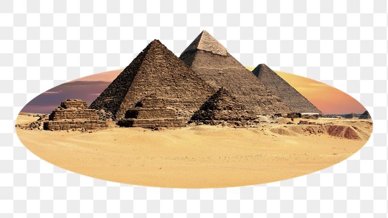 Egyptian pyramids png badge sticker, | Free PNG - rawpixel