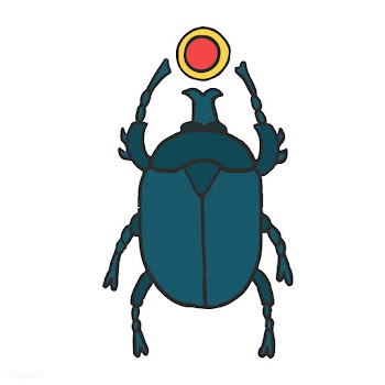 Egyptian Scarab amulet, a representative of K.. | Free stock vector - 439703