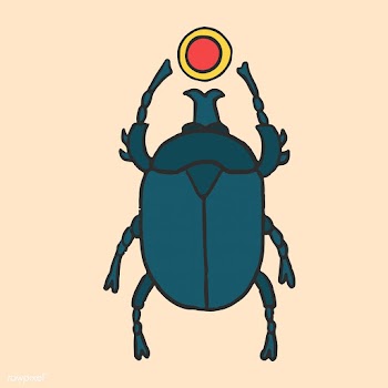 Egyptian Scarab amulet, a representative of K.. | Free stock vector - 439720