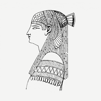 Egyptian sculpture  clipart, black | Free PSD - rawpixel