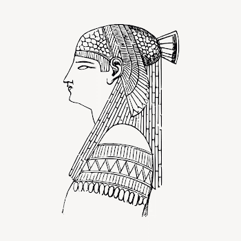 Egyptian sculpture collage element, drawing | Free Vector - rawpixel