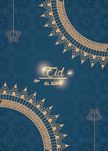 Eid al adha feast of the muslim Free Vector