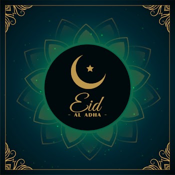 Eid al adha islamic festival holiday Free Vector