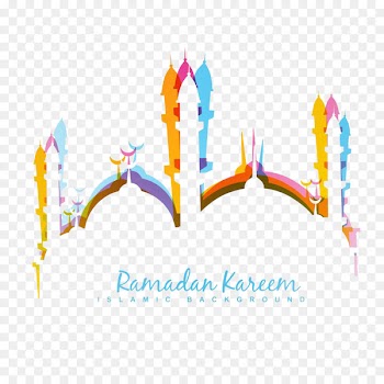 Eid al-Fitr Eid Mubarak Eid al-Adha Ramadan Mosque - Islamic mosque color silhouette 