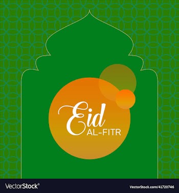eid al fitr mubarak banner background design